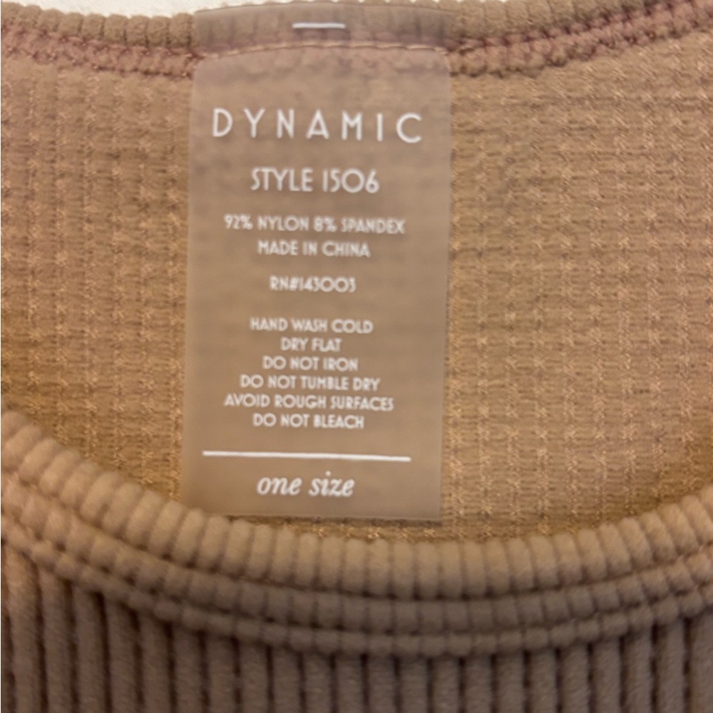 Tan Ribbed Tank Top - Picture 4 of 4